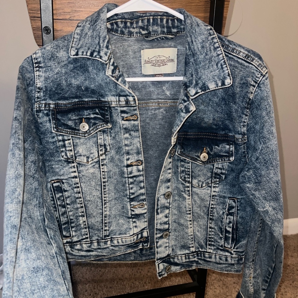 Acid Wash Denim Jacket